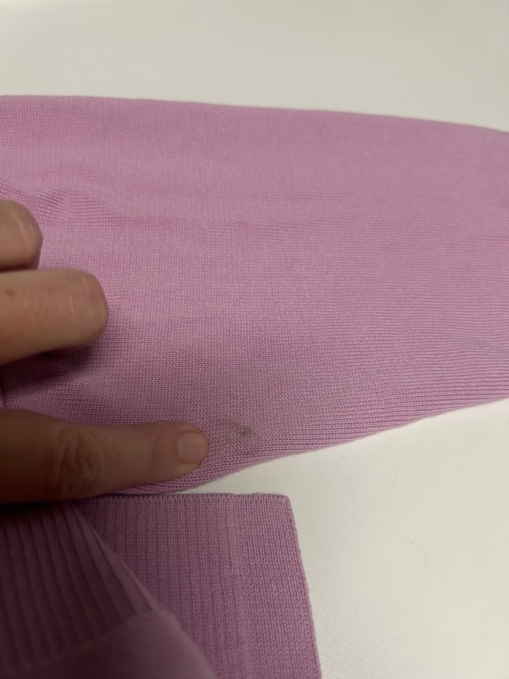 Lavendar V-Neck Button Front Women's Cardigan - Picture 4 of 4